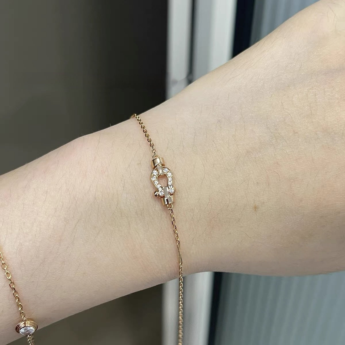 Bracelet Thick Plated Diamond Full Hand Jewelry Women